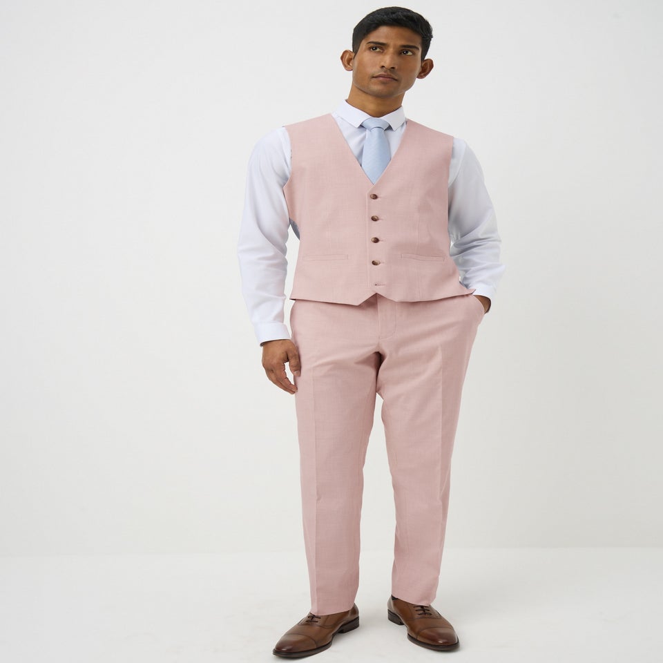 Taylor & Wright Tropez Pink Slim Fit Trousers