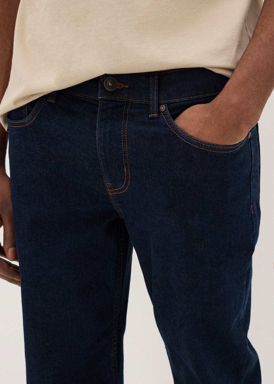 Indigo Straight Fit Jeans
