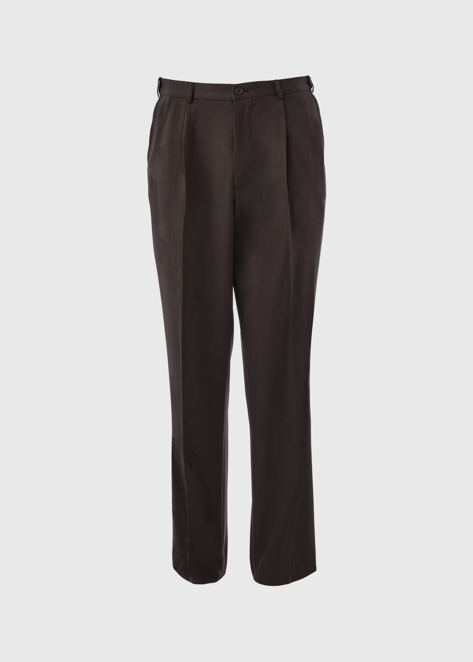 Taylor & Wright Charcoal Regular Fit Flexi Waist Trousers
