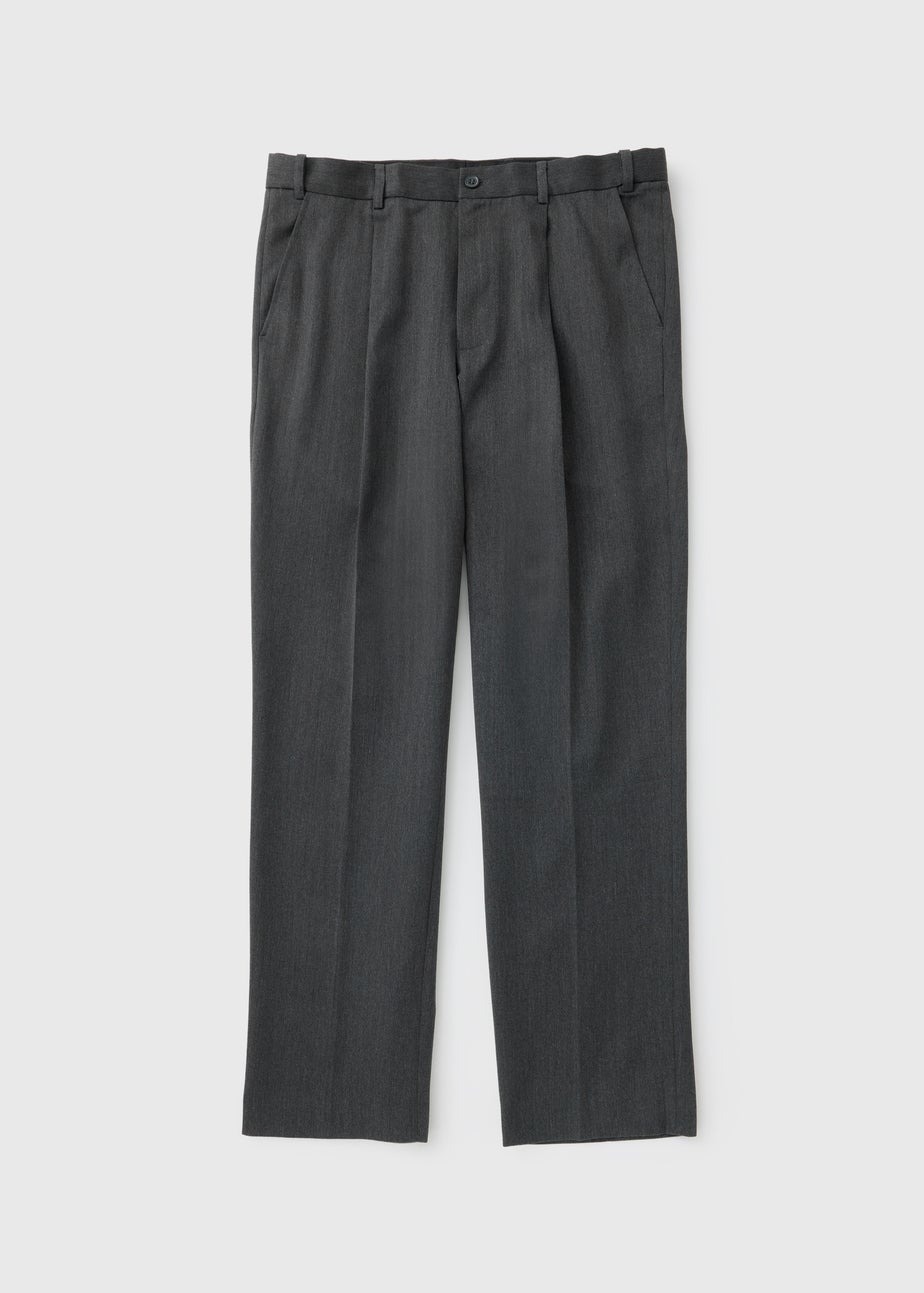 Taylor & Wright Charcoal Regular Fit Flexi Waist Trousers