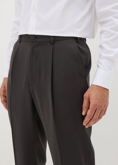 Taylor & Wright Charcoal Regular Fit Flexi Waist Trousers