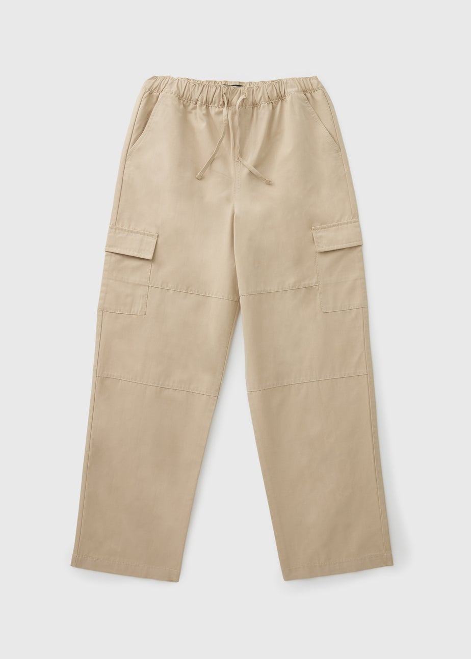 Boys Stone Wide Leg Cargos (7-15yrs)