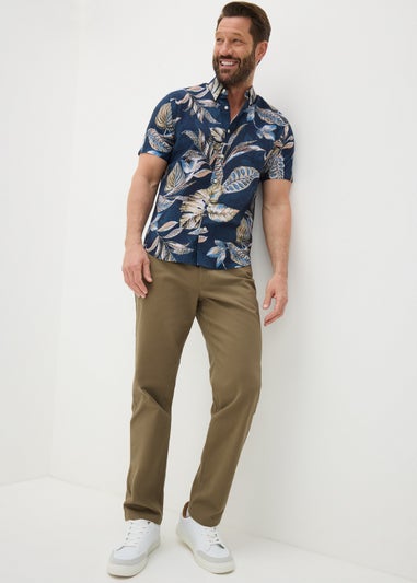 Lincoln Khaki Regular Fit Jeans