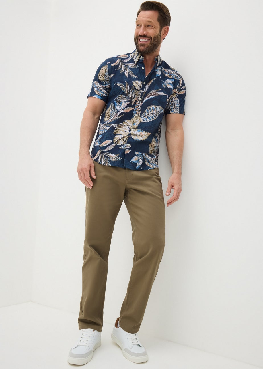 Lincoln Khaki Regular Fit Jeans