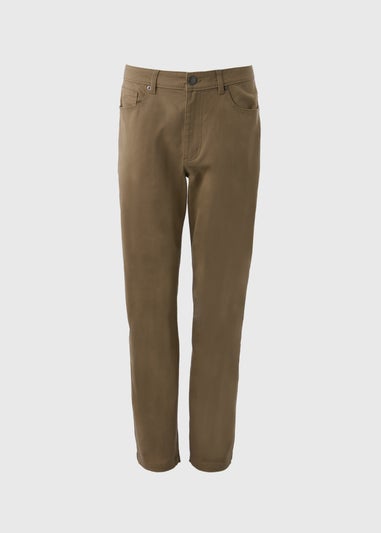 Lincoln Khaki Regular Fit Jeans