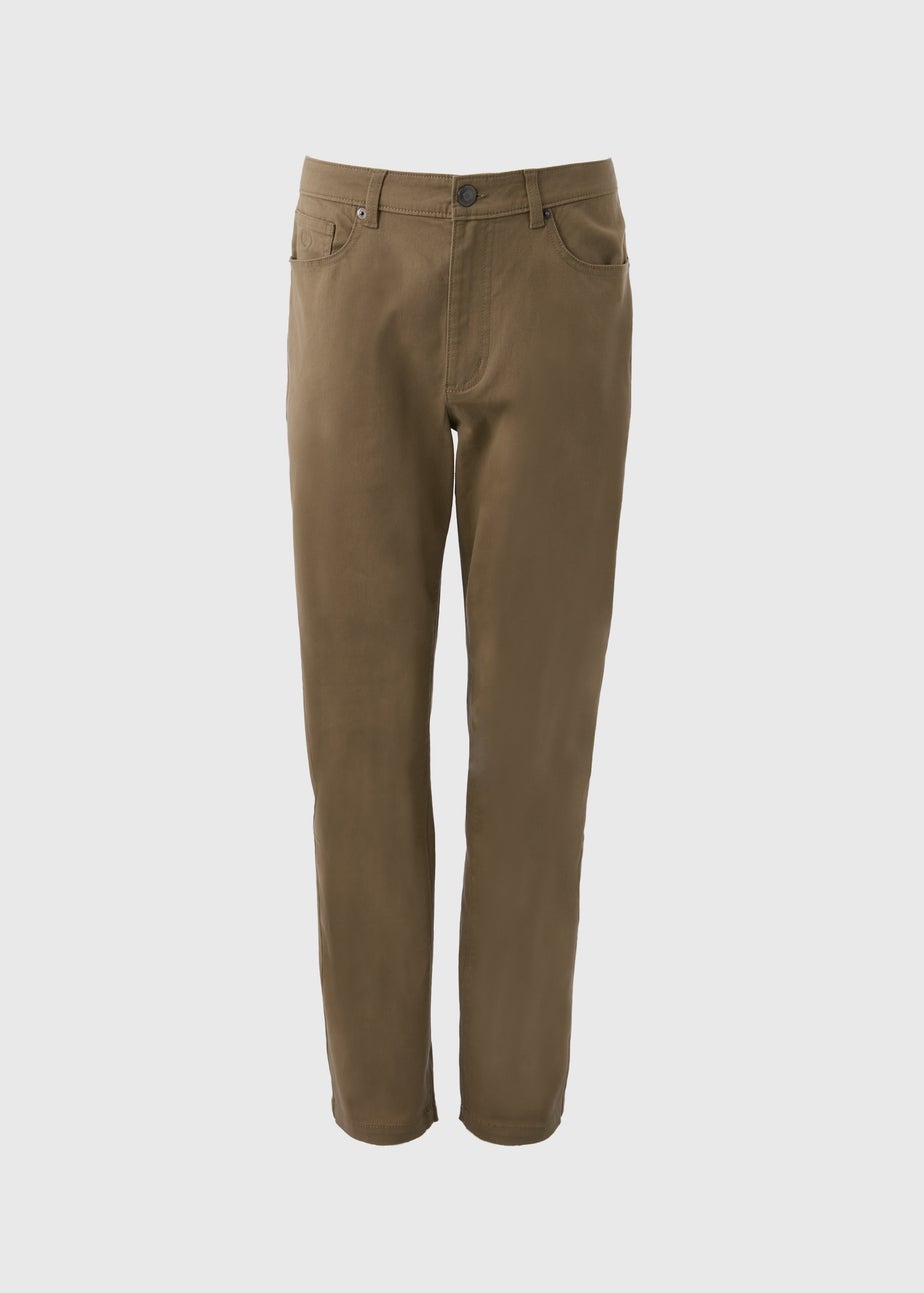 Lincoln Khaki Regular Fit Jeans