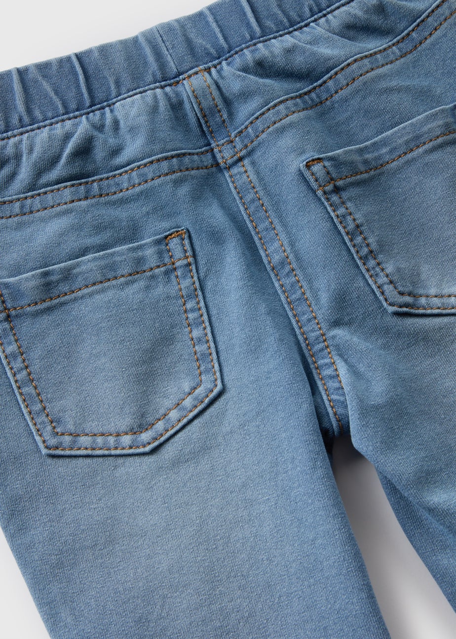 Girls Light Wash Jeggings (1-7yrs)