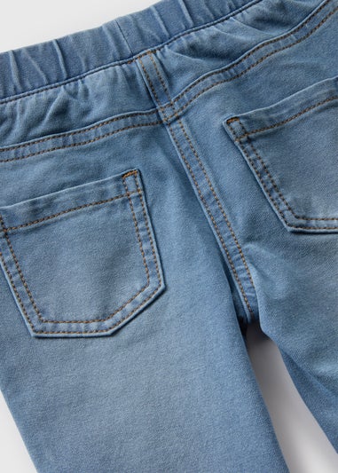 Girls Light Wash Jeggings (1-7yrs)