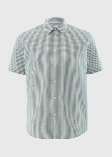 Taylor & Wright Green Check Short Sleeve Shirt