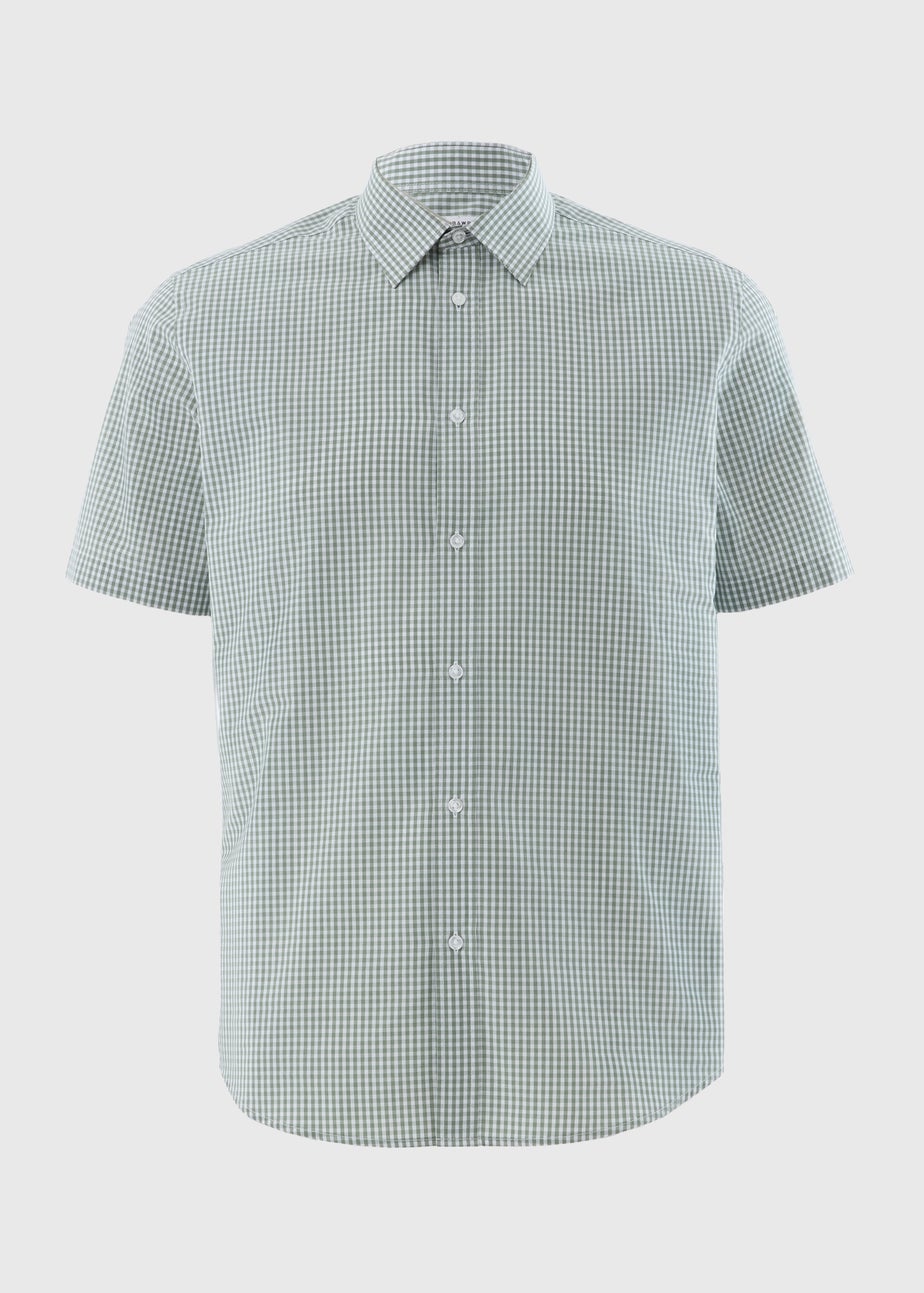 Taylor & Wright Green Check Short Sleeve Shirt