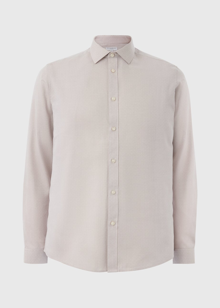 Taylor & Wright Stone Dobby Regular Fit Shirt