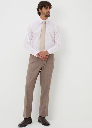 Taylor & Wright Brown Active Waist Trousers