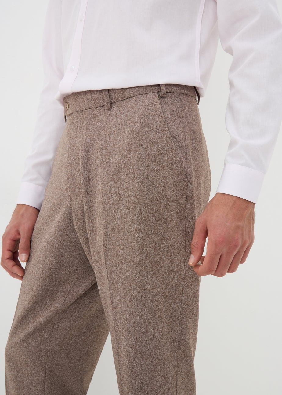 Taylor & Wright Brown Active Waist Trousers