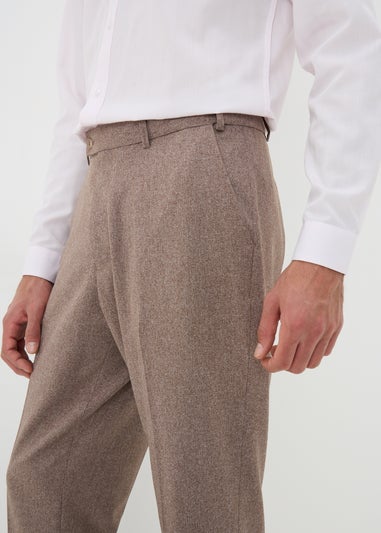 Taylor & Wright Brown Active Waist Trousers