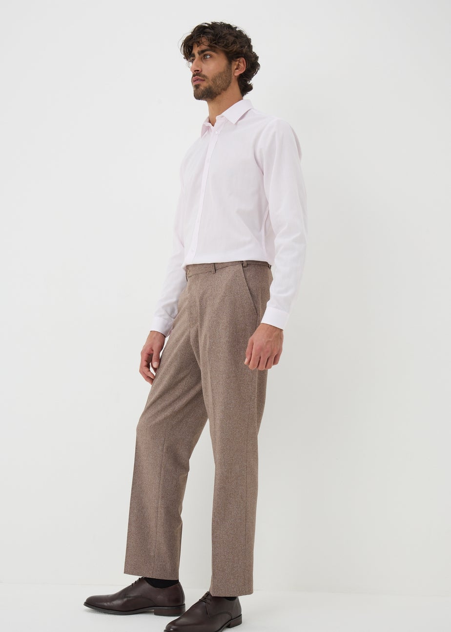 Taylor & Wright Brown Active Waist Trousers