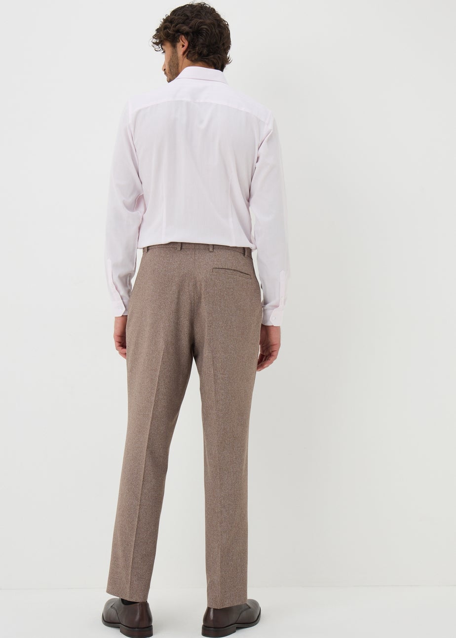 Taylor & Wright Brown Active Waist Trousers