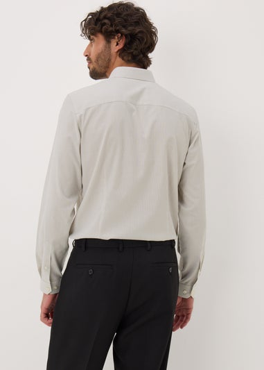 Taylor & Wright Stone Stripe Slim Fit Shirt