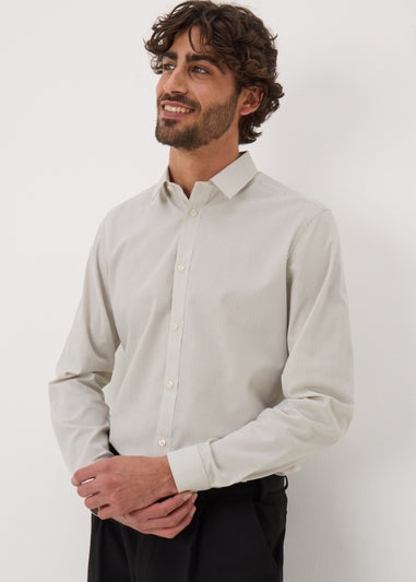 Taylor & Wright Stone Stripe Slim Fit Shirt