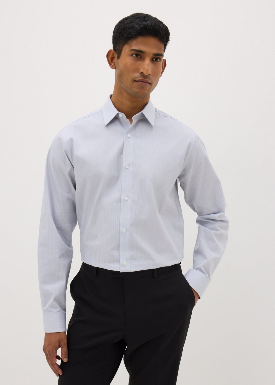 Taylor & Wright Lilac Shell Print Regular Fit Shirt