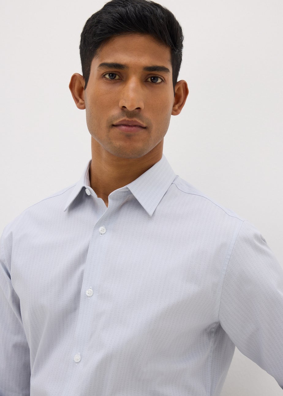 Taylor & Wright Lilac Shell Print Regular Fit Shirt