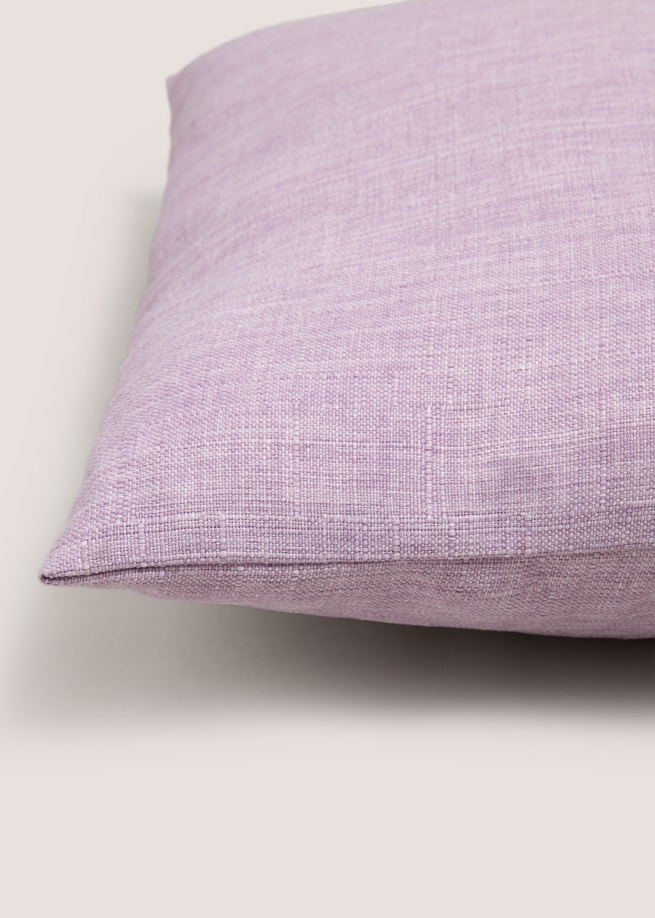 Lilac Linen Look Cushion