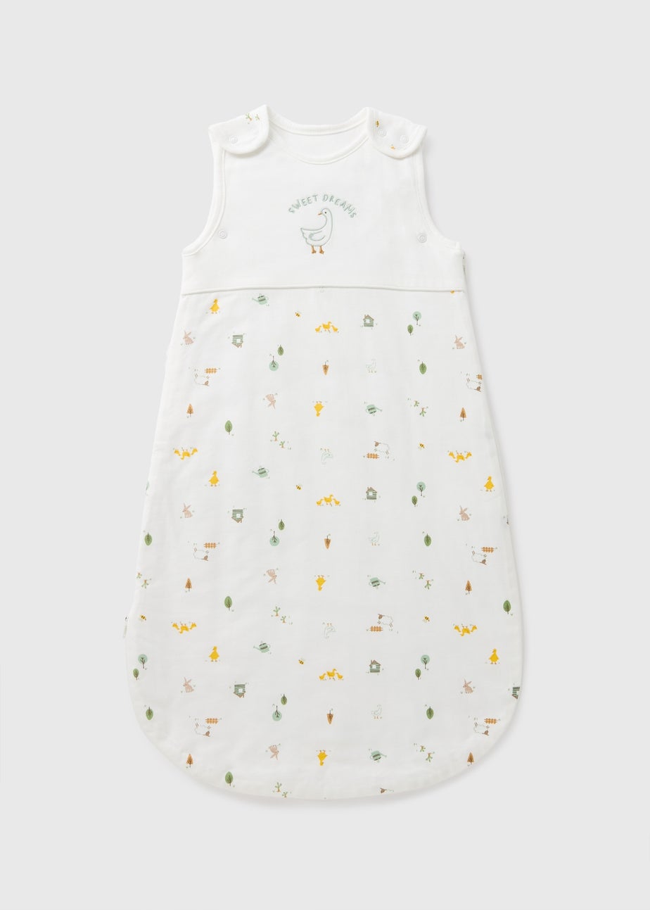 Baby Cream Farm Sleeping Bag (Newborn-23mths)