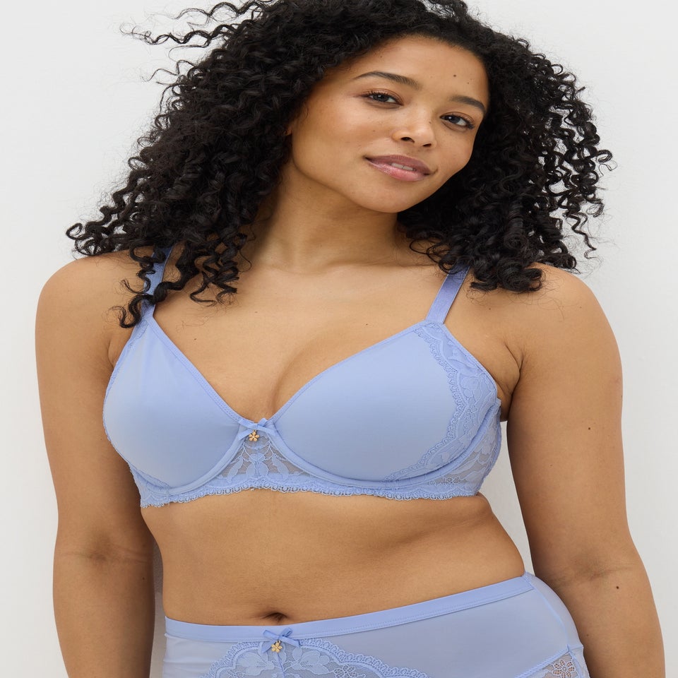 DD+ Blue Minimiser Comfort Bra