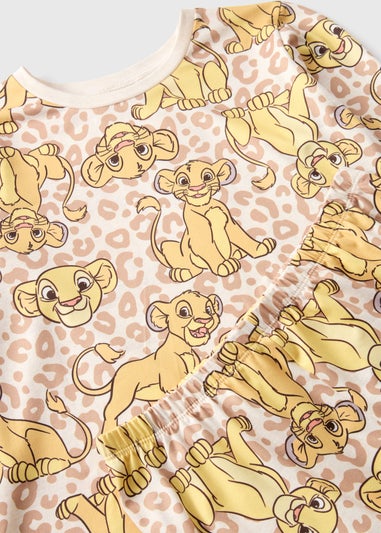 The Lion King Kids Cream Simba Pyjama Set (3-12yrs)