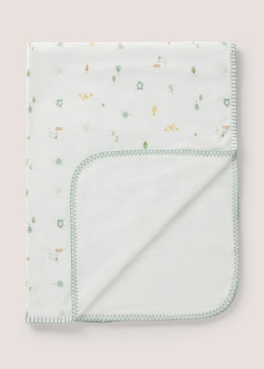 Baby Sage Animal Shawl