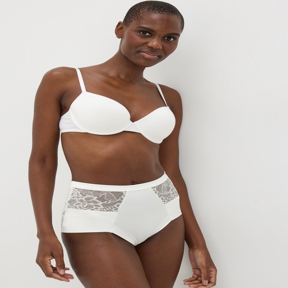 3 Pack Multicolour Lace Detail Full Knickers