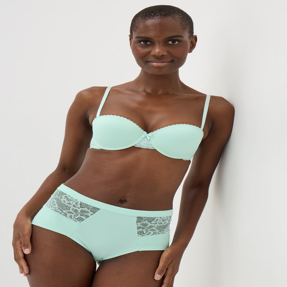 3 Pack Multicolour Lace Midi Knickers