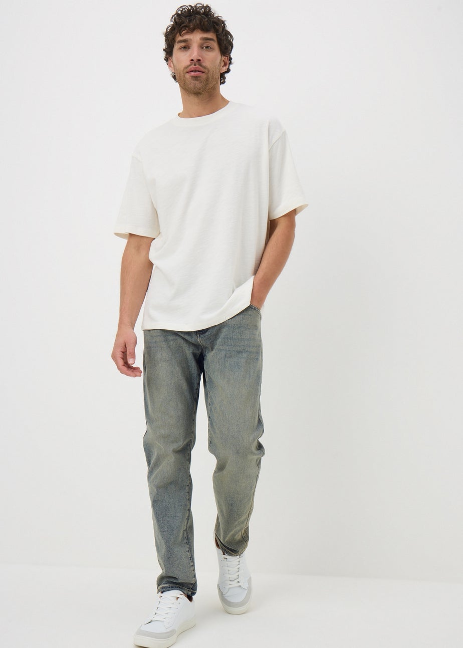 Green Wash Slim Fit Jeans