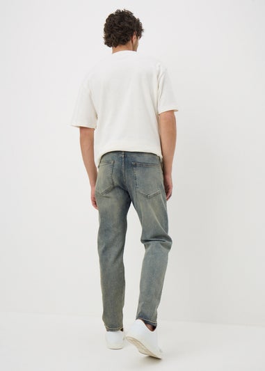 Green Wash Slim Fit Jeans