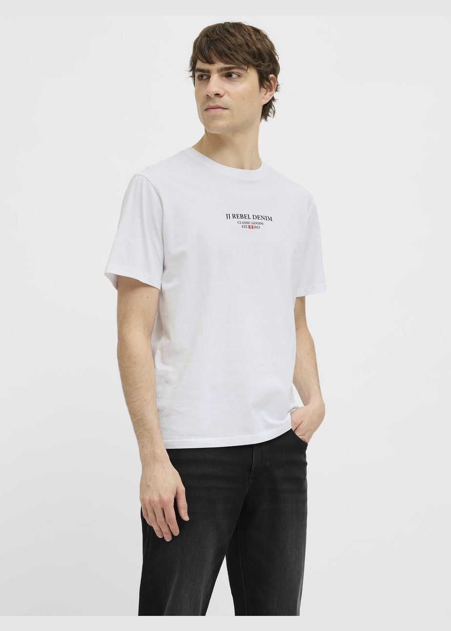 JJ Rebel White Logo T-Shirt