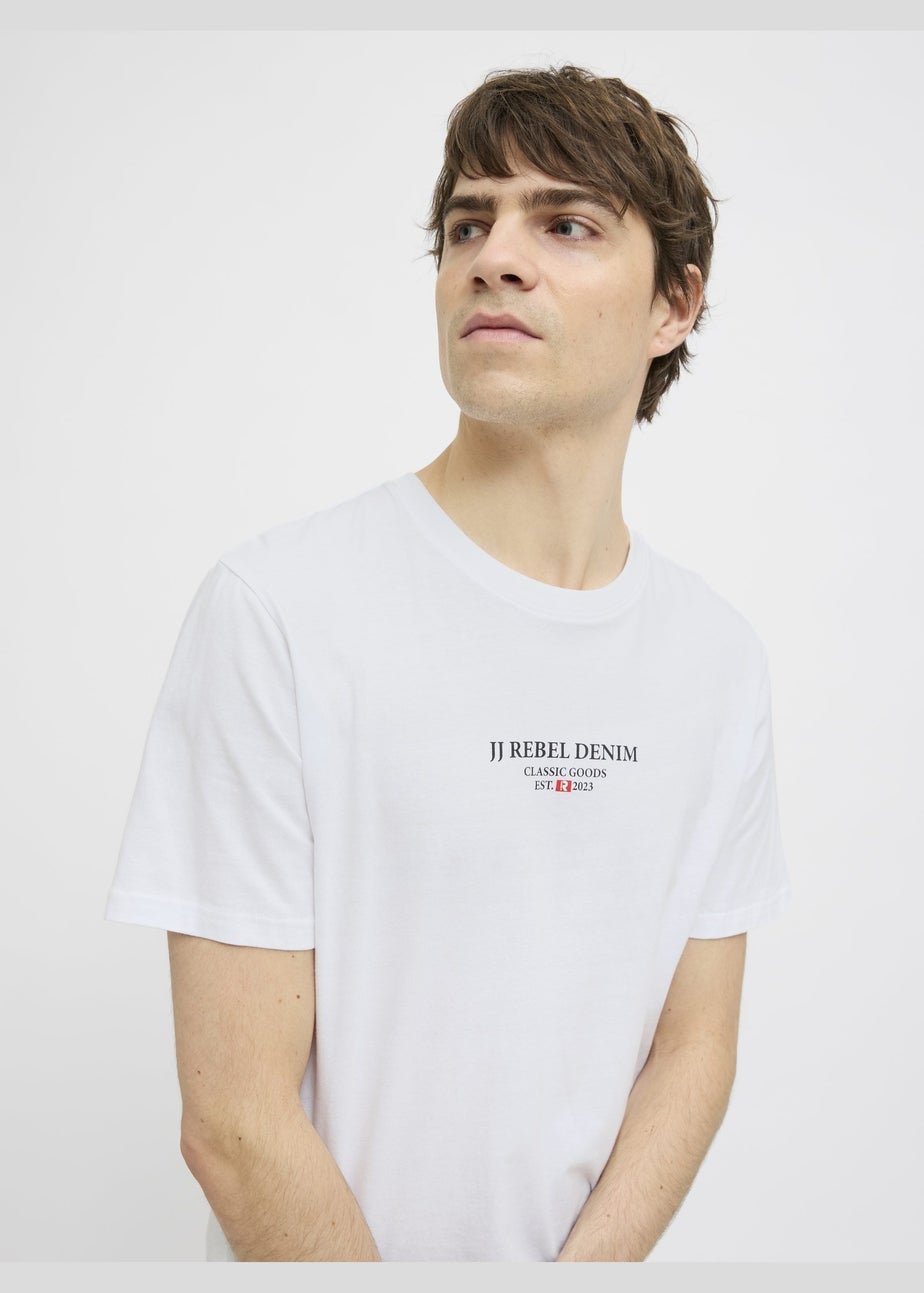 JJ Rebel White Logo T-Shirt