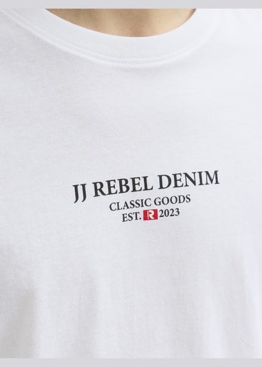 JJ Rebel White Logo T-Shirt