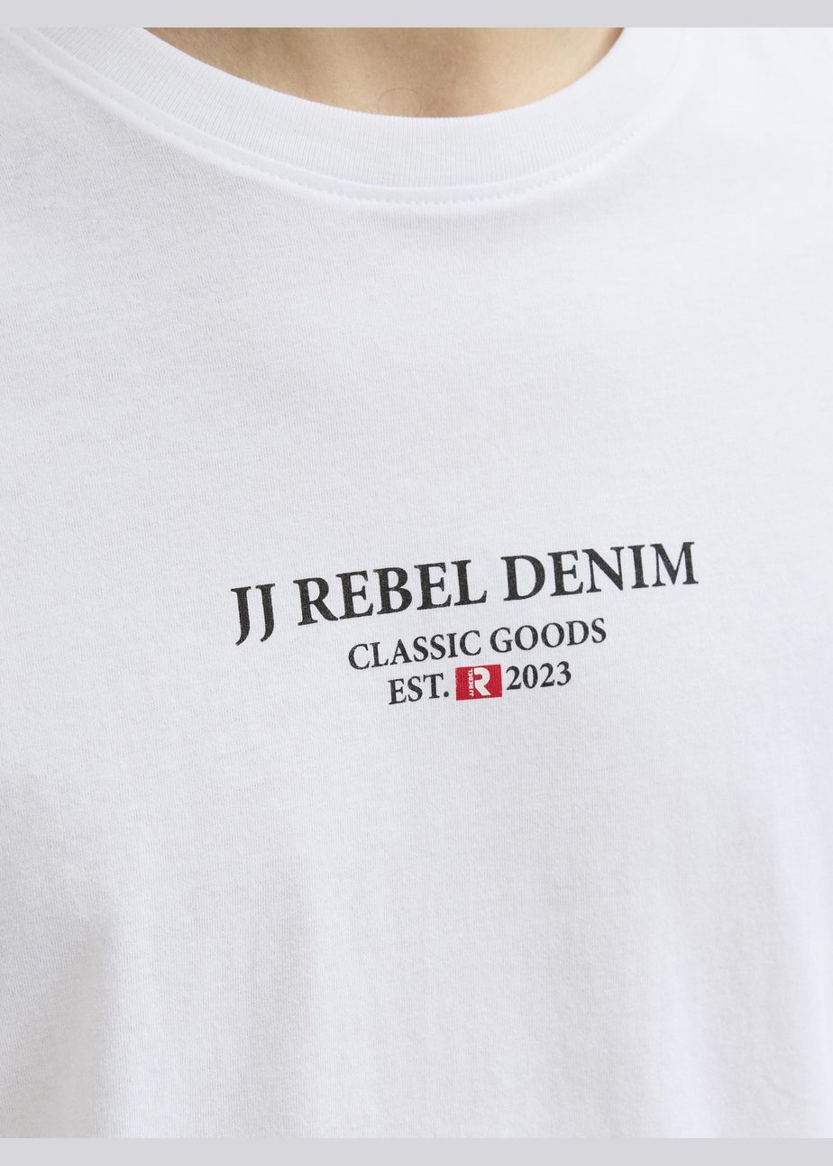 JJ Rebel White Logo T-Shirt