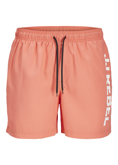JJ Rebel Coral Hawaii Swim Shorts