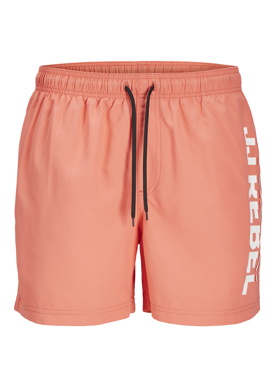 JJ Rebel Coral Hawaii Swim Shorts