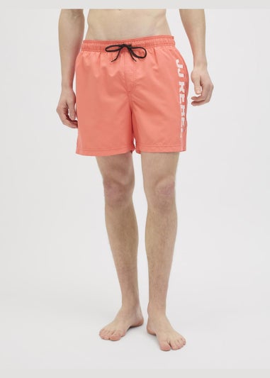 JJ Rebel Coral Hawaii Swim Shorts