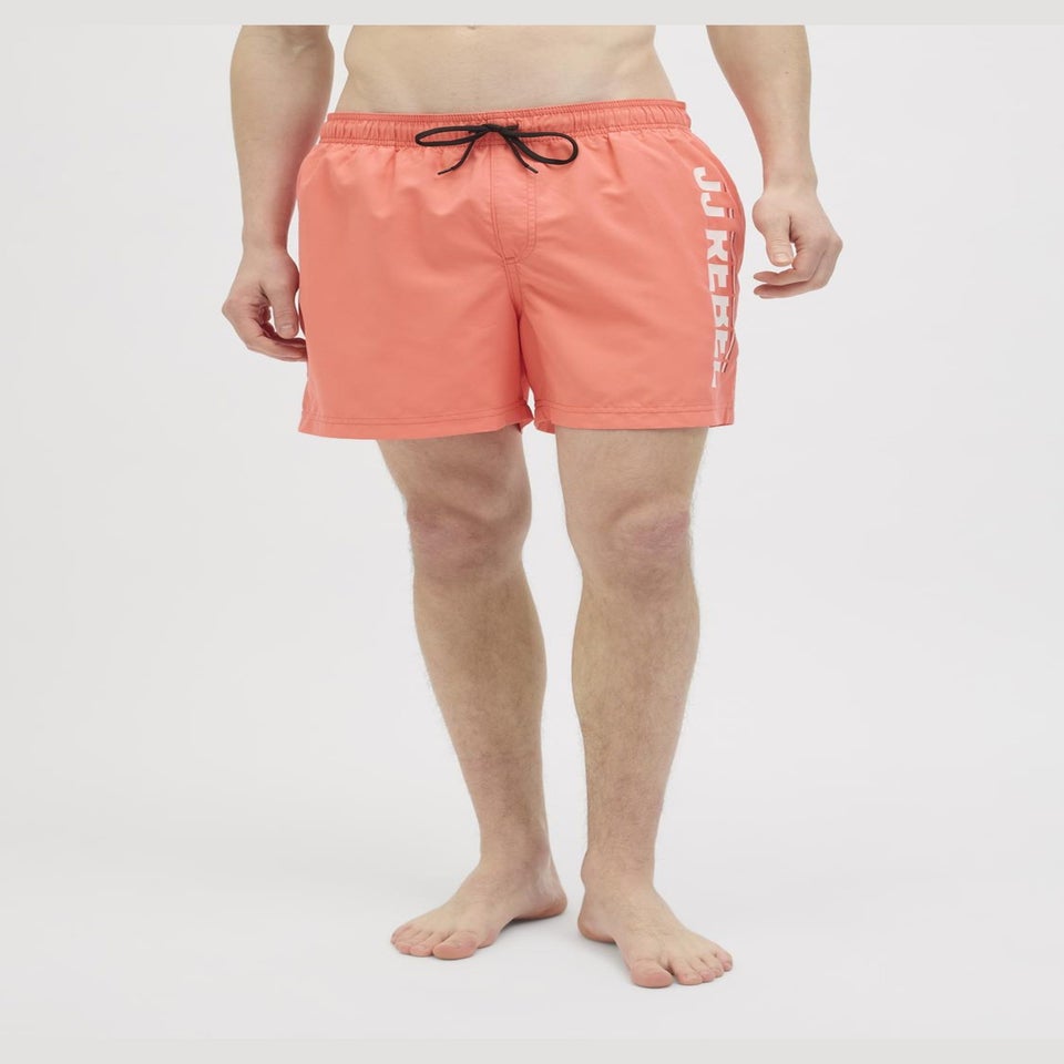 JJ Rebel Coral Hawaii Swim Shorts