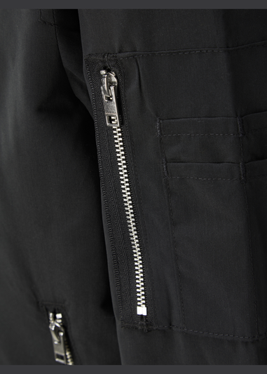 Jack & Jones Kids Black Rush Bomber Jacket (8-16yrs)