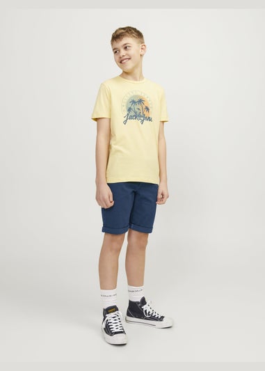 Jack & Jones Navy Chino Shorts (8-16yrs)