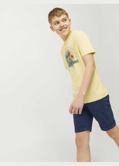 Jack & Jones Navy Chino Shorts (8-16yrs)