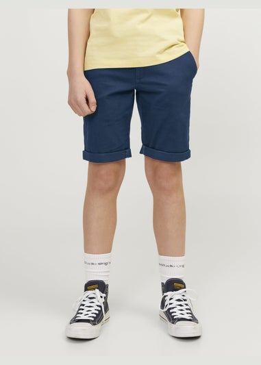 Jack & Jones Navy Chino Shorts (8-16yrs)
