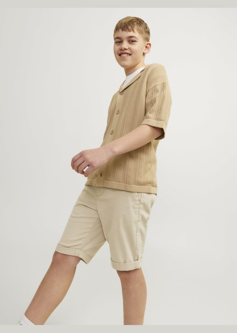 Jack & Jones Stone Chino Shorts (8-16yrs)