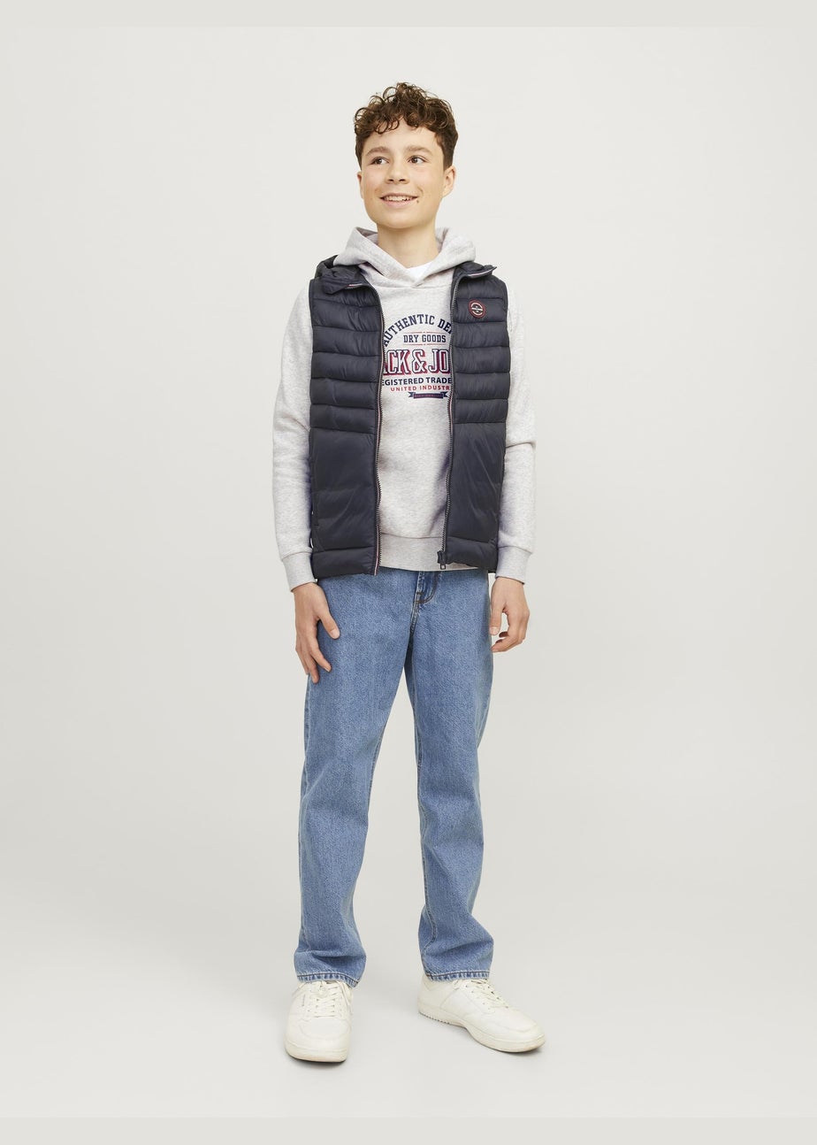 Jack & Jones Kids Grey Hoodie (8-16yrs)