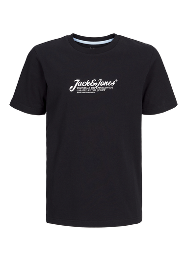 Jack & Jones Black T-Shirt (8-16yrs)