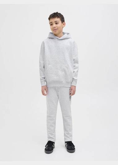 Jack & Jones Grey Slogan Jogging Bottoms
