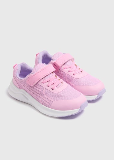 Girls Pink Running Trainers (Younger 10-Older 5)